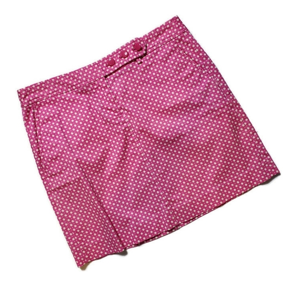 J CREW pink and white skirt - Picture 2 of 5
